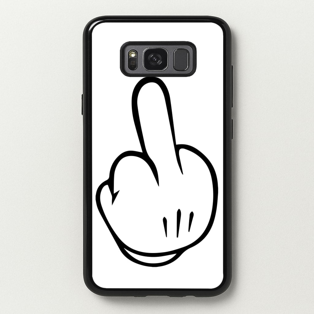 Fairytale Mouse Middle Finger - Disney Phone Case for Galaxy S8 Plus