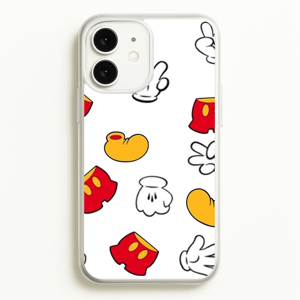 Mouse Gloves, Shorts and Shoes - Disney Phone Case for iPhone 11
