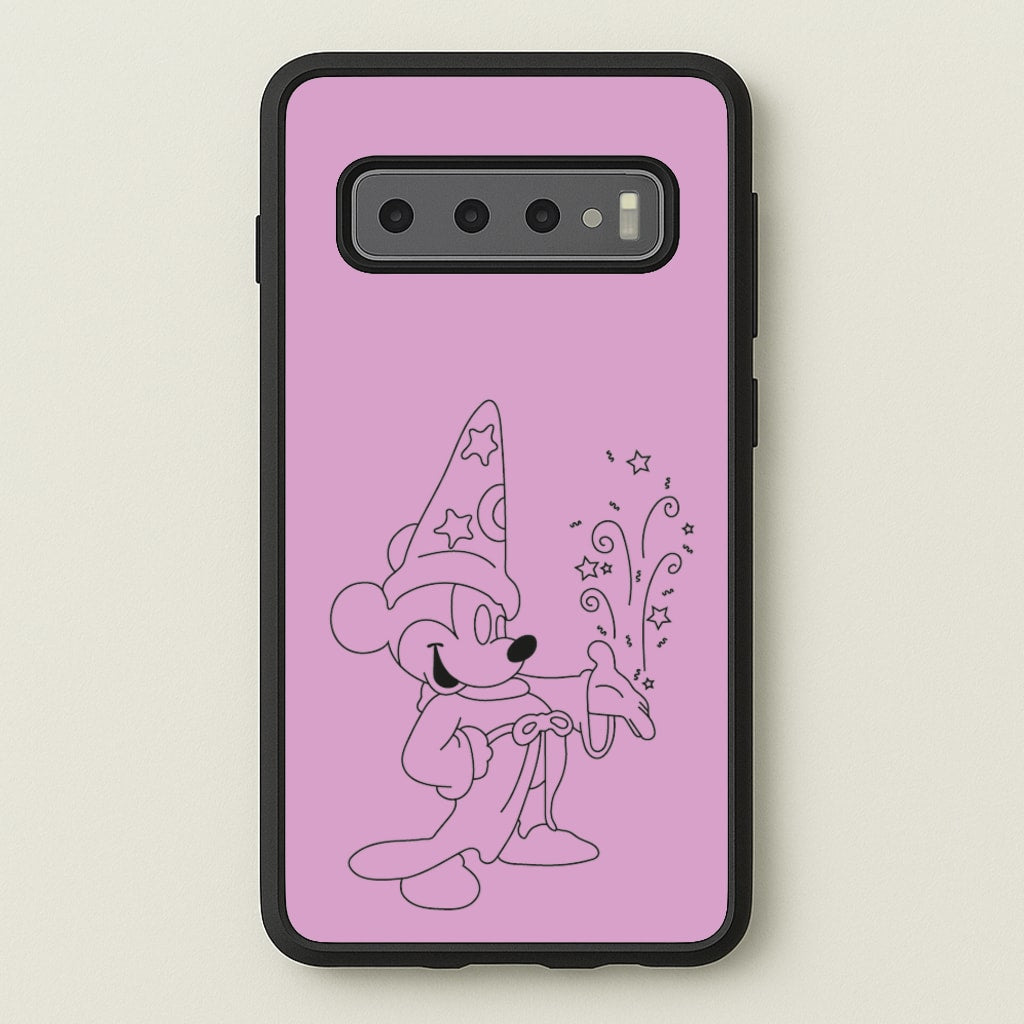 Wizard Fairytale Mouse - Mickey Mouse Phone Case for Galaxy S10