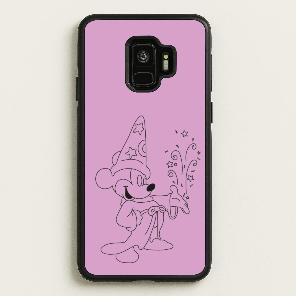 Wizard Fairytale Mouse - Mickey Mouse Phone Case for Galaxy S9