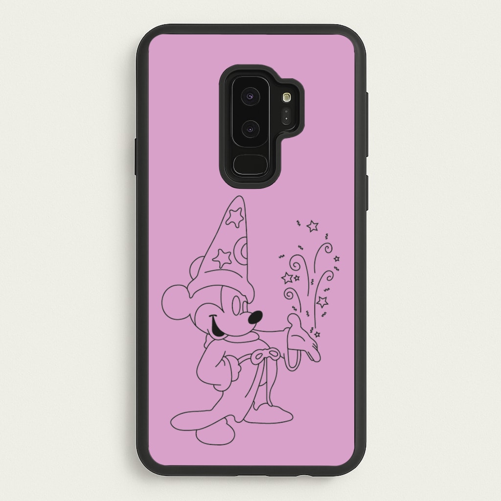 Wizard Fairytale Mouse - Mickey Mouse Phone Case for Galaxy S9 Plus