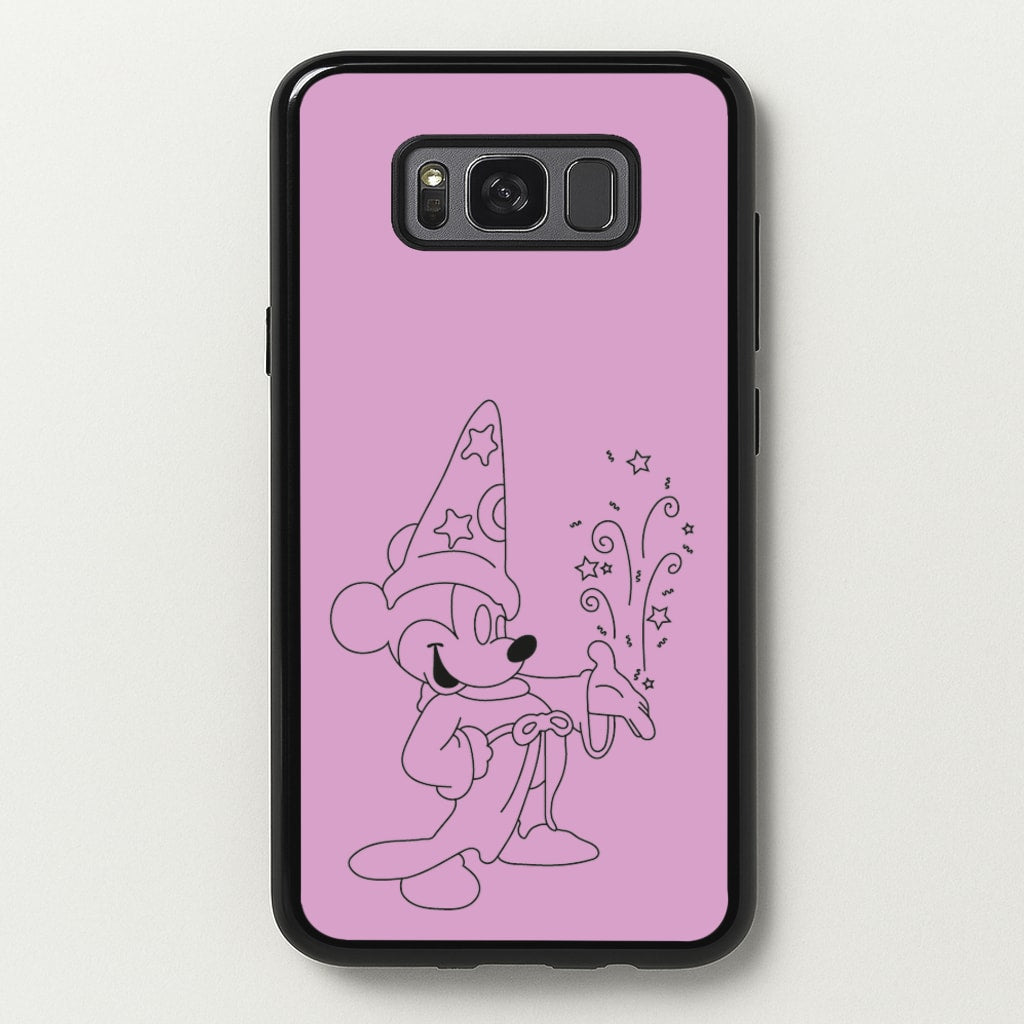 Wizard Fairytale Mouse - Mickey Mouse Phone Case for Galaxy S8 Plus