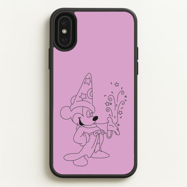 Wizard Fairytale Mouse - Mickey Mouse Phone Case for iPhone XS Max