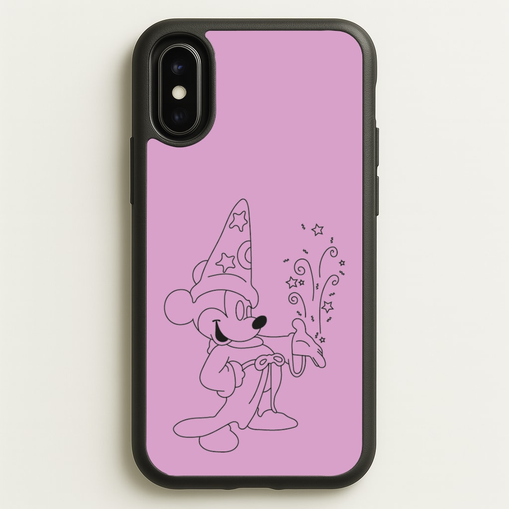 Wizard Fairytale Mouse - Mickey Mouse Phone Case for iPhone X / XS