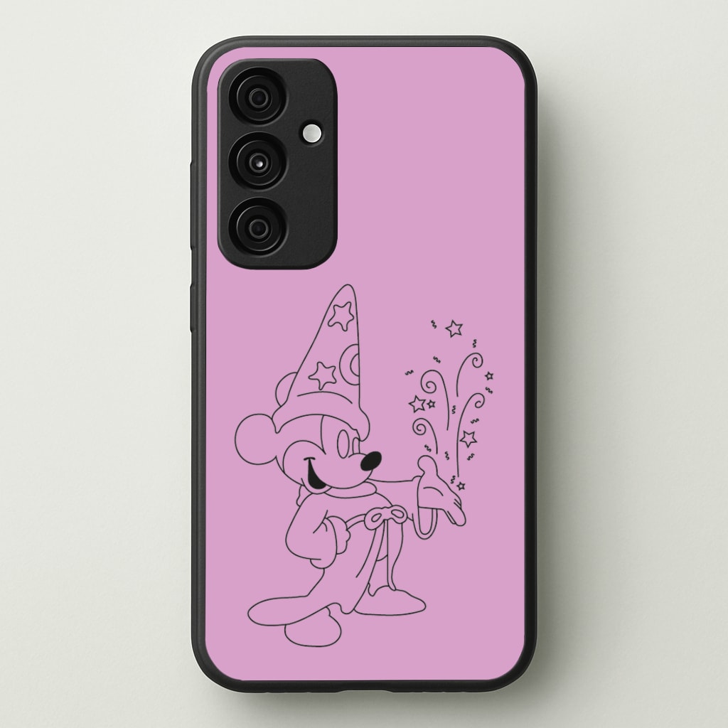 Wizard Fairytale Mouse - Mickey Mouse Phone Case for Galaxy A35