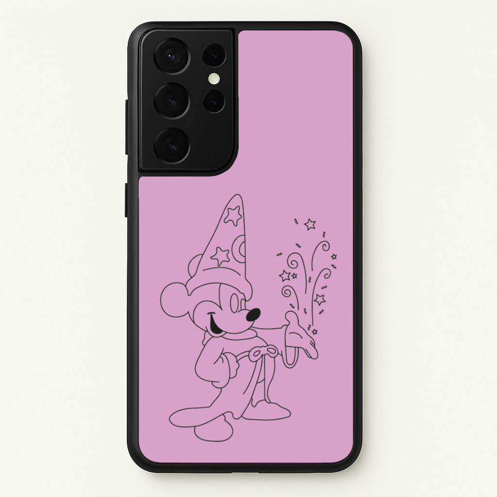 Wizard Fairytale Mouse - Mickey Mouse Phone Case for Galaxy S21 Ultra