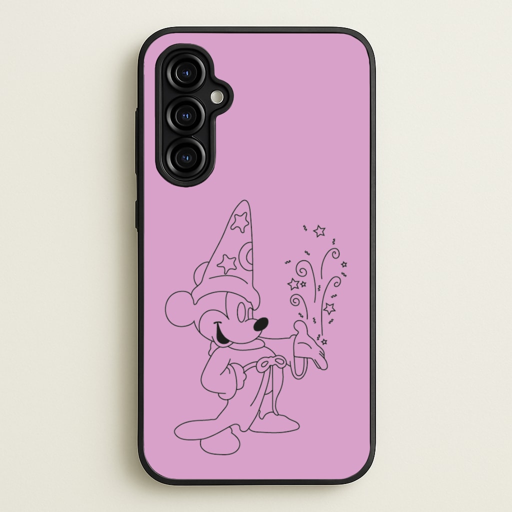 Wizard Fairytale Mouse - Mickey Mouse Phone Case for Galaxy A54