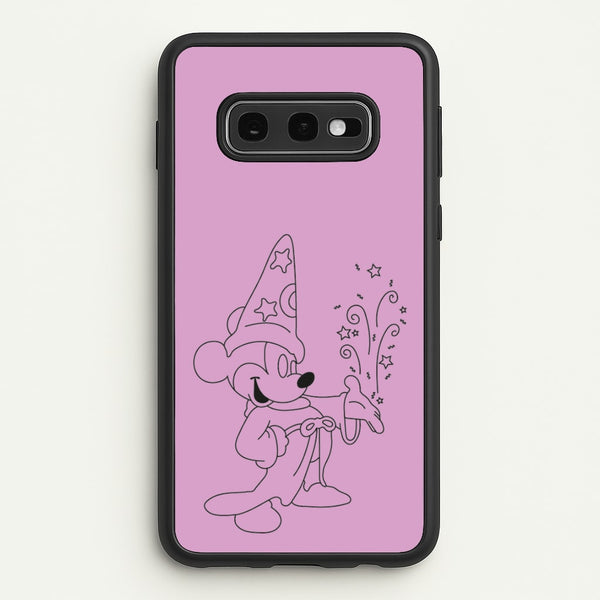 Wizard Fairytale Mouse - Mickey Mouse Phone Case for Galaxy S10e