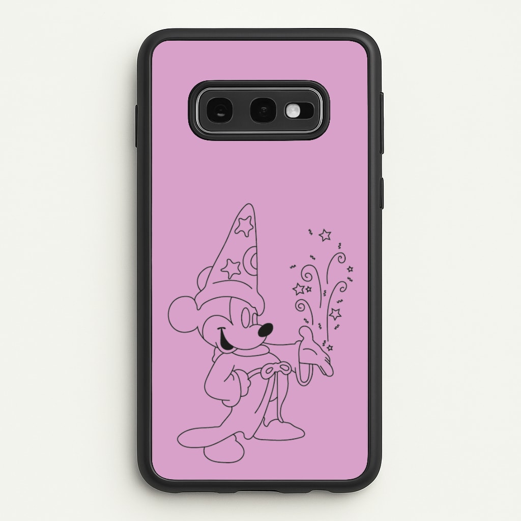 Wizard Fairytale Mouse - Mickey Mouse Phone Case for Galaxy S10e
