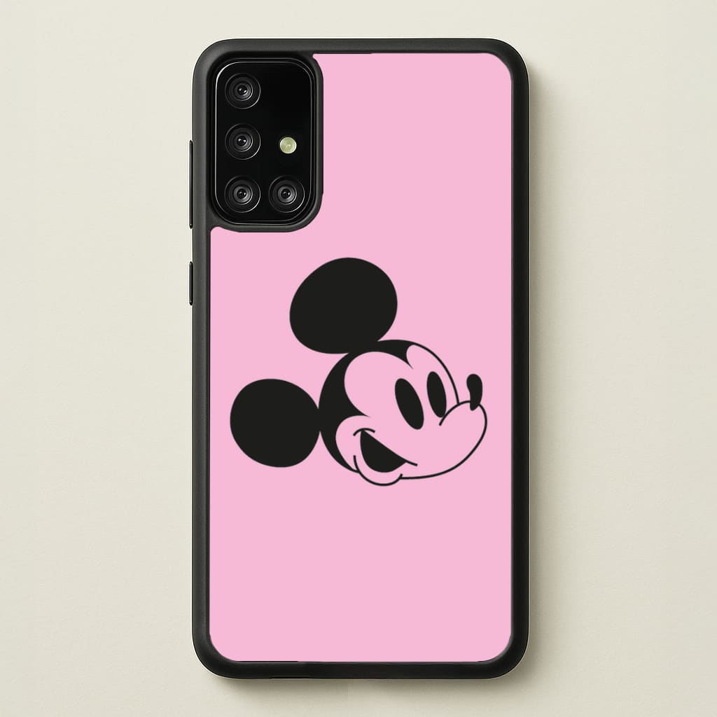 Pink Mickey - Mickey Mouse Phone Case for Galaxy A71