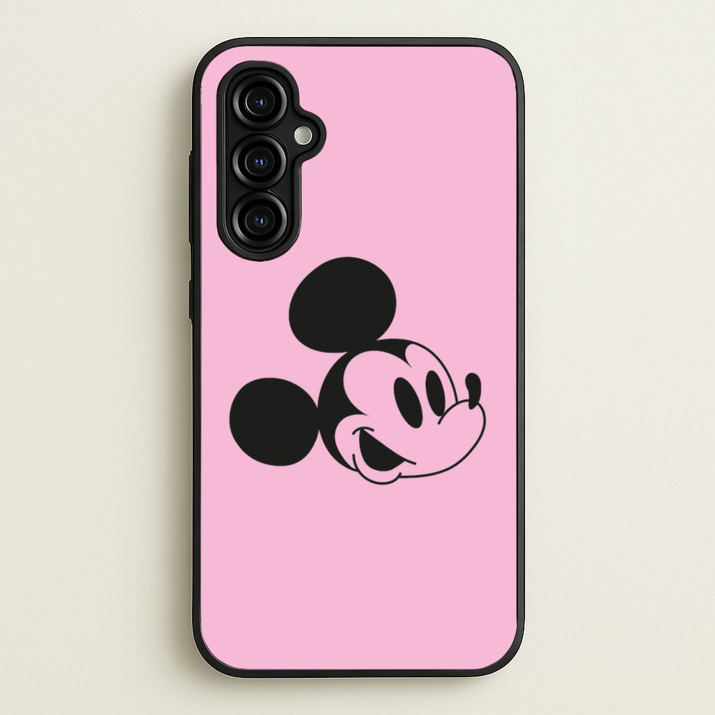 Pink Mickey - Mickey Mouse Phone Case for Galaxy A54