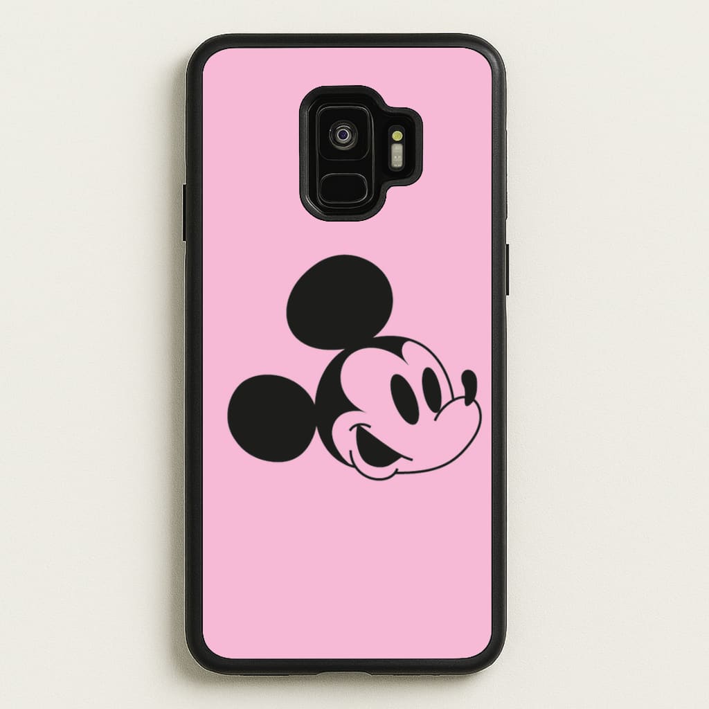Pink Mickey - Mickey Mouse Phone Case for Galaxy S9