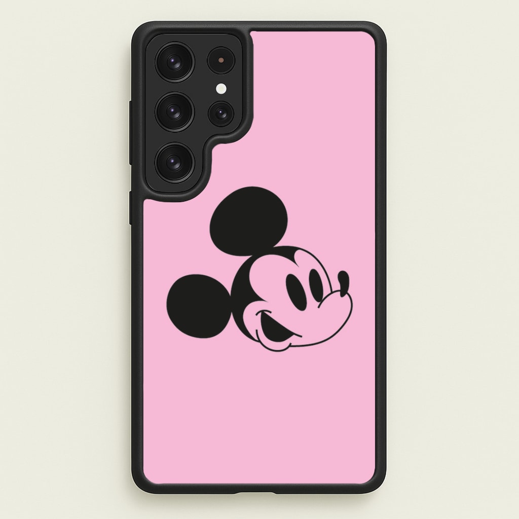 Pink Mickey - Mickey Mouse Phone Case for Galaxy S22 Ultra