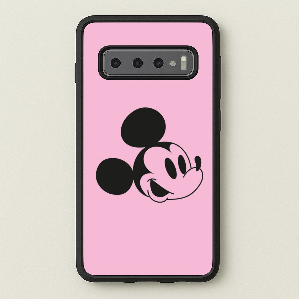 Pink Mickey - Mickey Mouse Phone Case for Galaxy S10