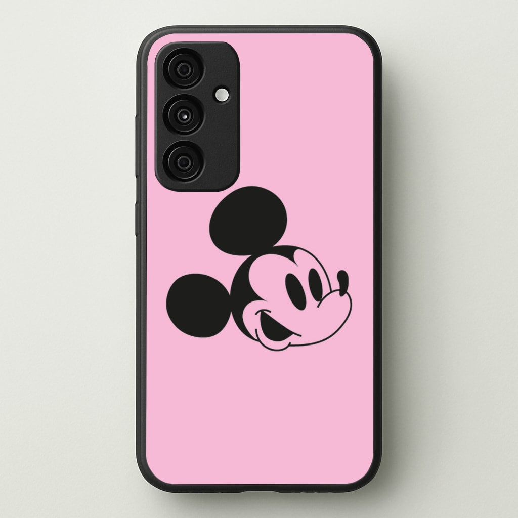 Pink Mickey - Mickey Mouse Phone Case for Galaxy A35