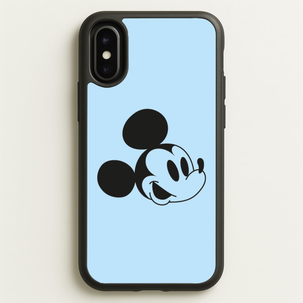 Blue Mickey - Mickey Mouse Phone Case for iPhone X / XS