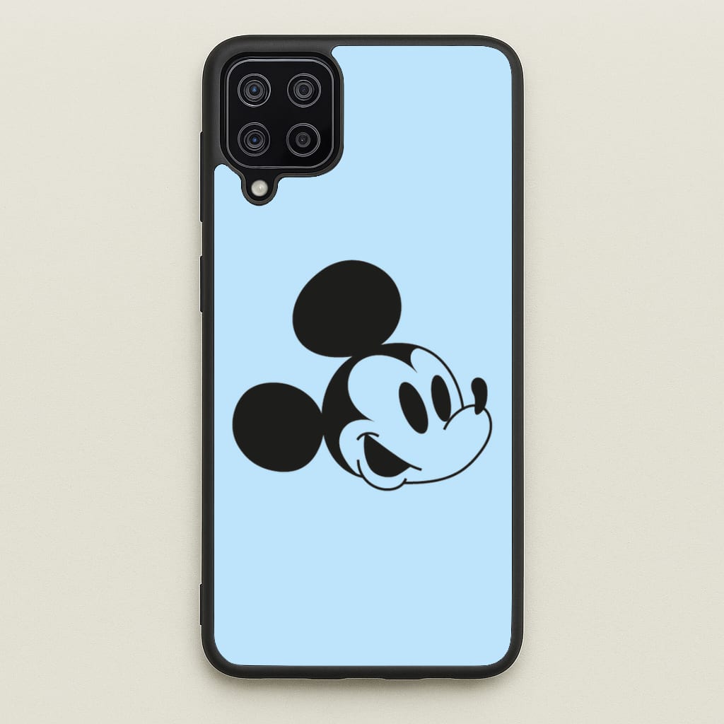 Blue Mickey - Mickey Mouse Phone Case for Galaxy A12