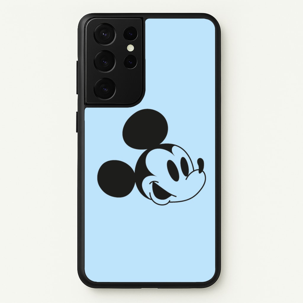 Blue Mickey - Mickey Mouse Phone Case for Galaxy S21 Ultra