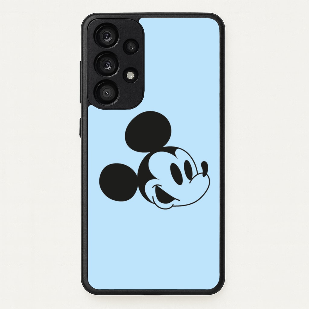 Blue Mickey - Mickey Mouse Phone Case for Galaxy A53