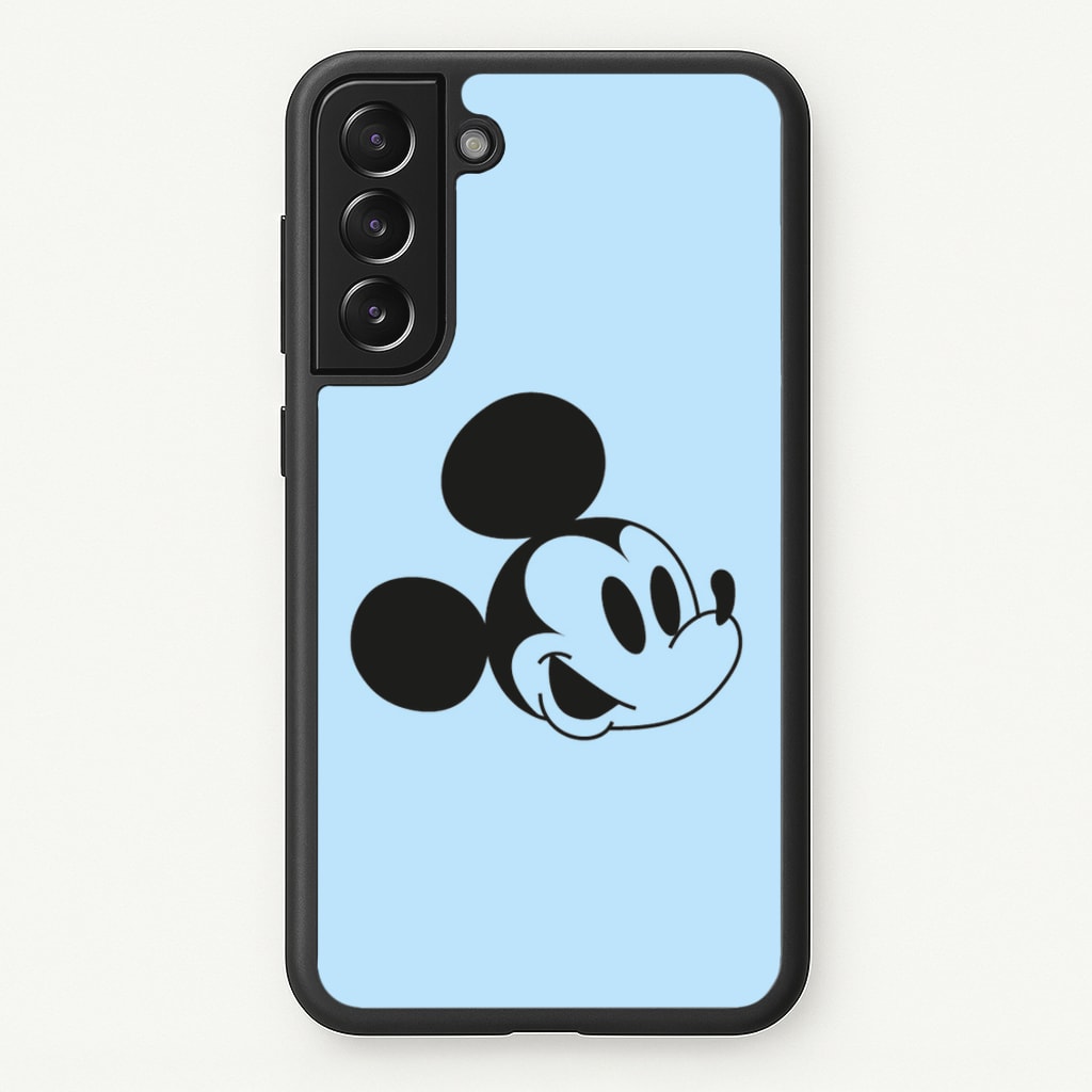 Blue Mickey - Mickey Mouse Phone Case for Galaxy S21 Plus