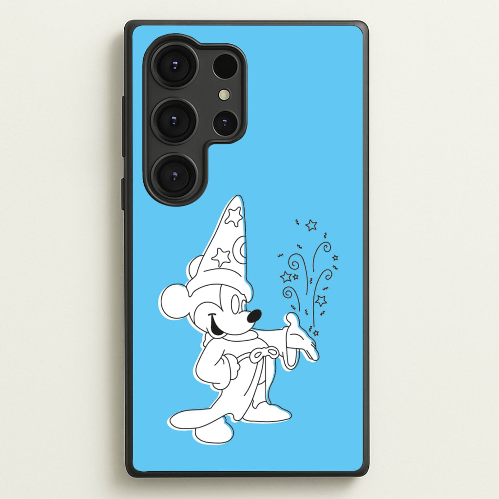 Wizard Mickey Blue - Mickey Mouse Phone Case for Galaxy S25 Ultra