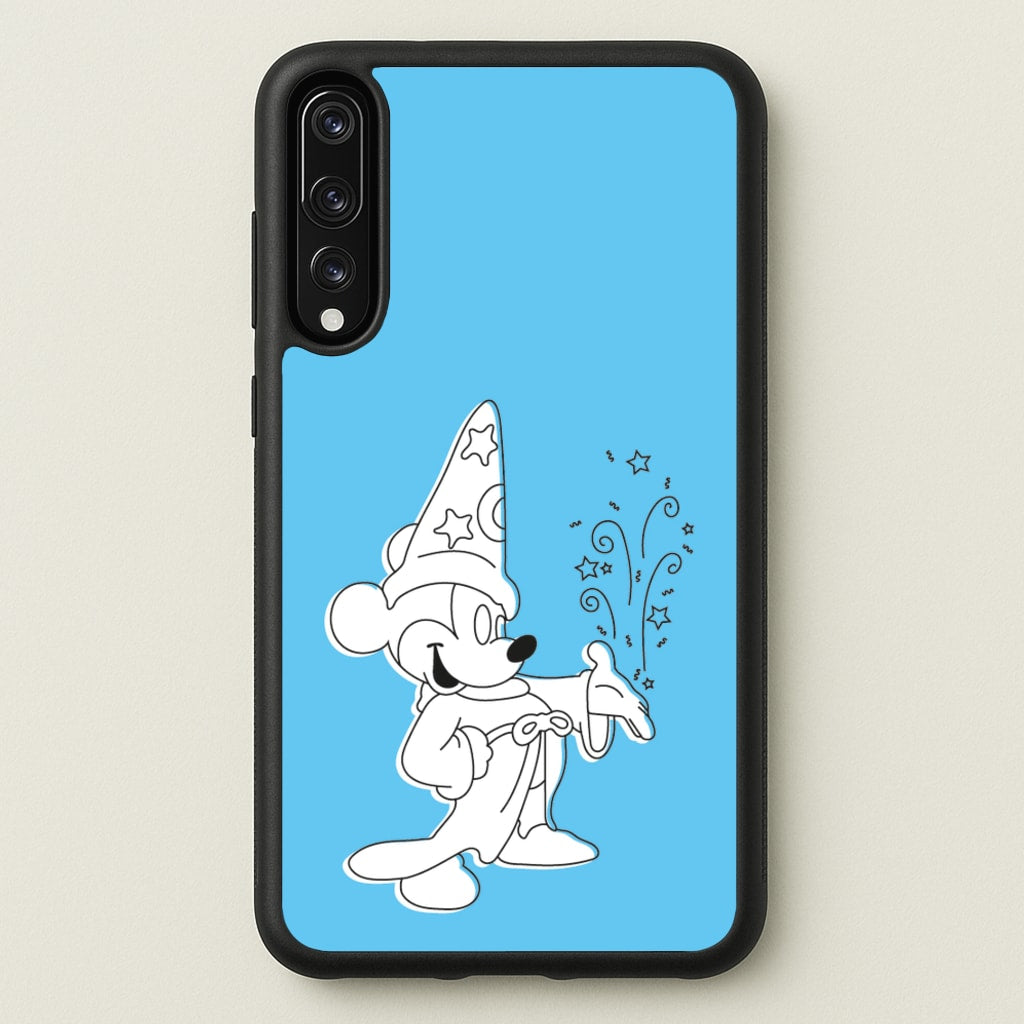 Wizard Mickey Blue - Mickey Mouse Phone Case for Huawei P20 Pro