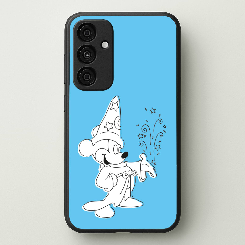 Wizard Mickey Blue - Mickey Mouse Phone Case for Galaxy A55
