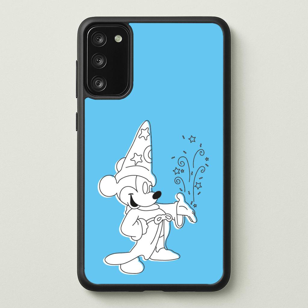 Wizard Mickey Blue - Mickey Mouse Phone Case for Galaxy A41