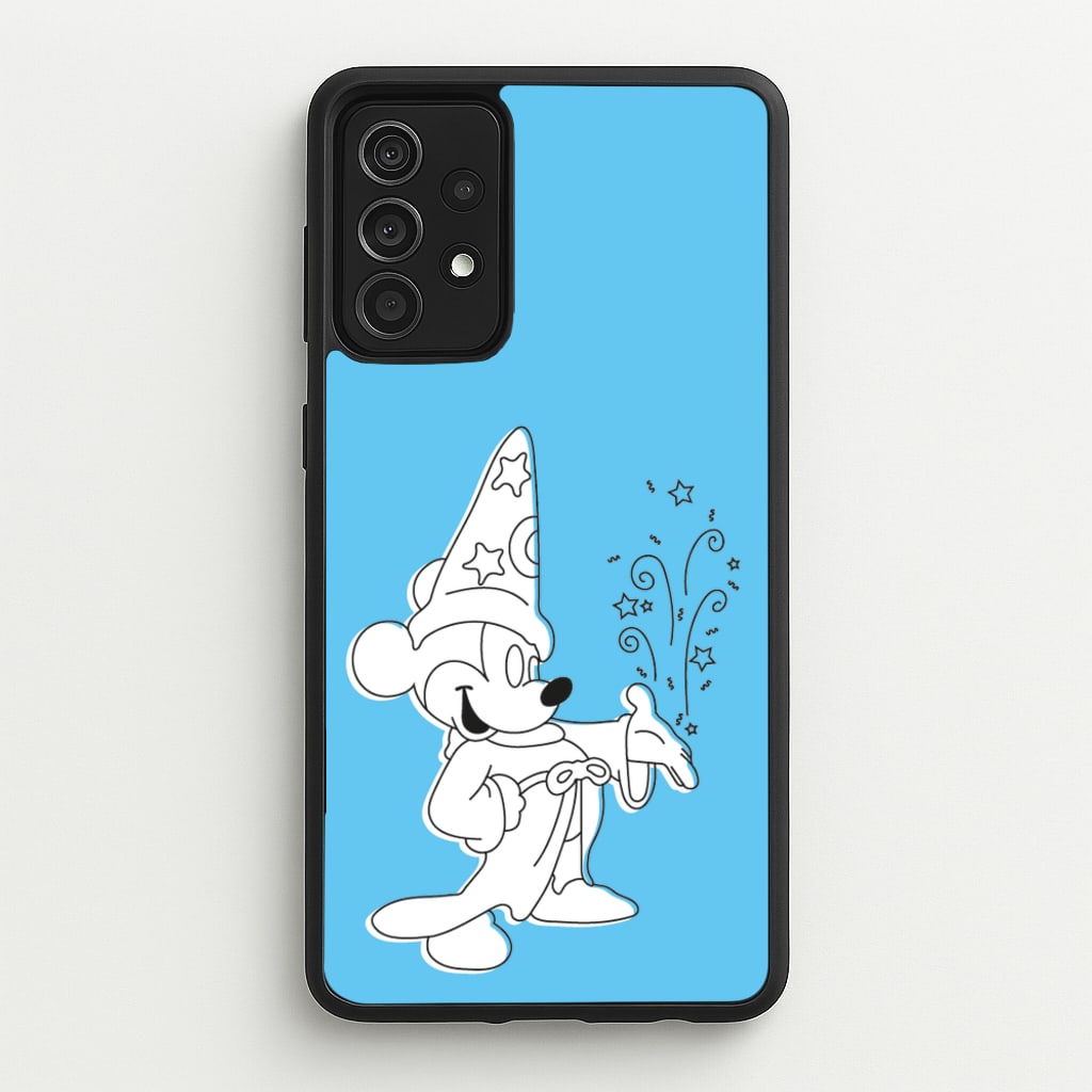 Wizard Mickey Blue - Mickey Mouse Phone Case for Galaxy A52 / A52s