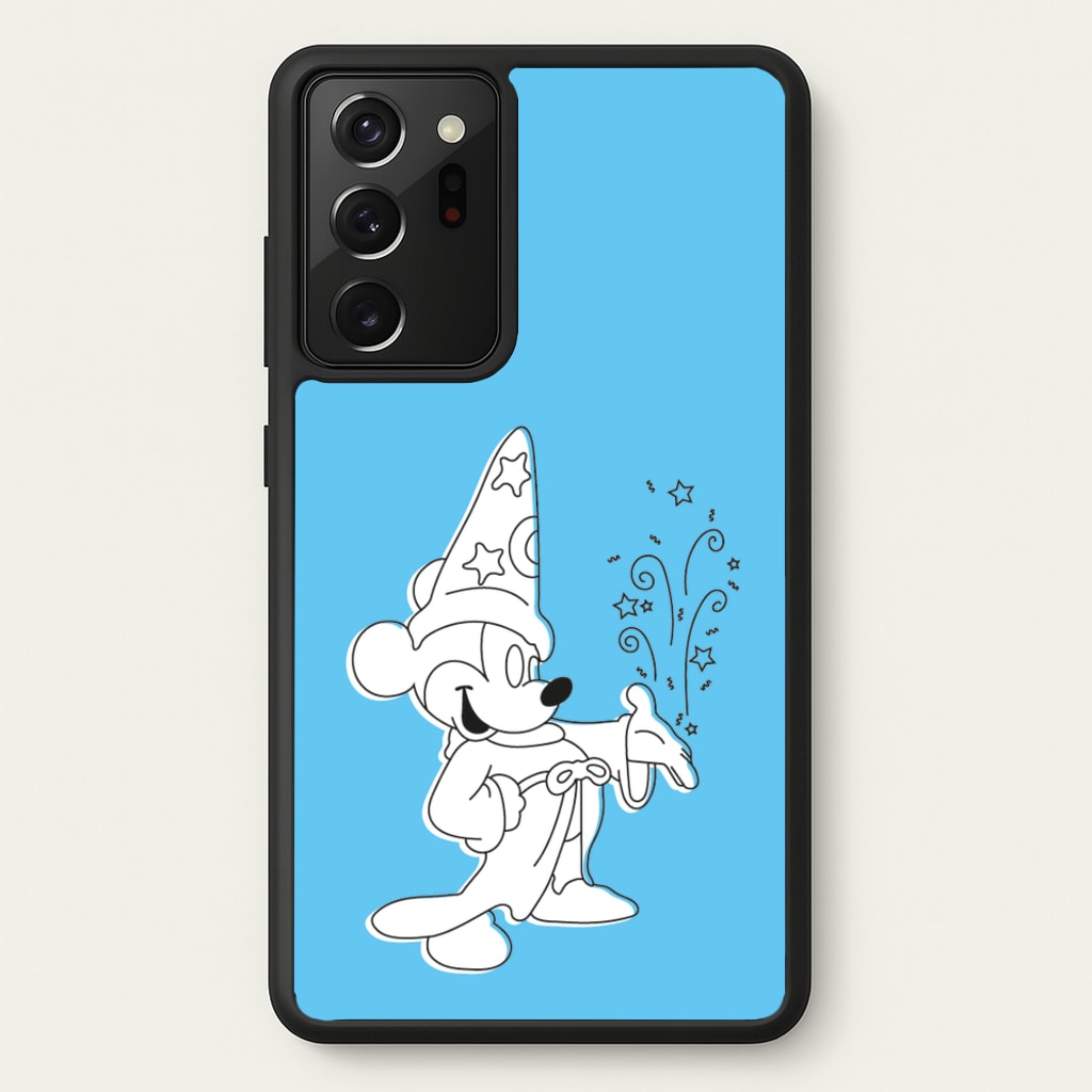 Wizard Mickey Blue - Mickey Mouse Phone Case for Galaxy Note 20 Ultra