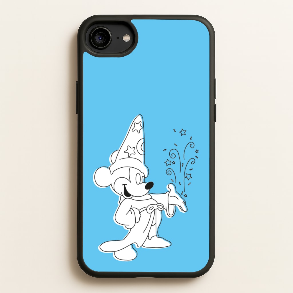 Wizard Mickey Blue - Mickey Mouse Phone Case for iPhone 6 / 7 / 8 / SE