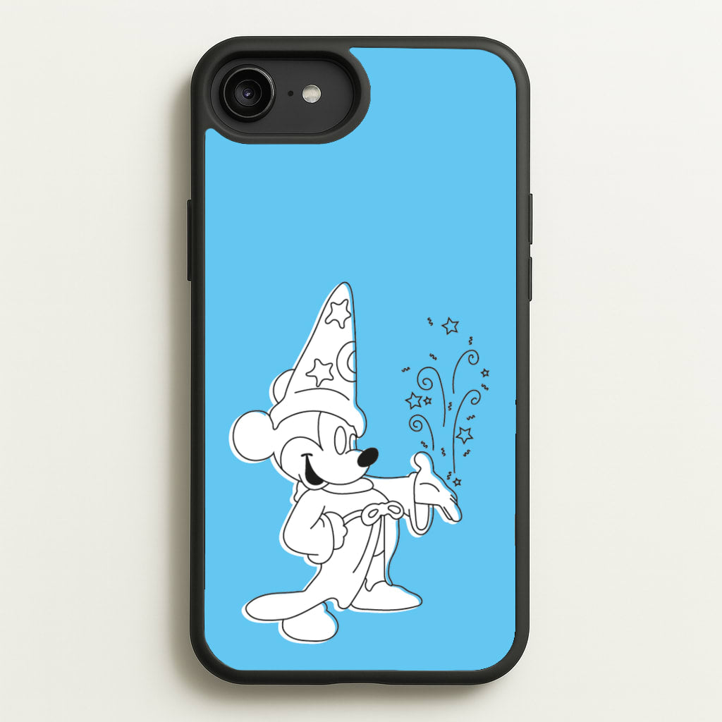 Wizard Mickey Blue - Mickey Mouse Phone Case for iPhone 6 Plus / 7 Plus / 8 Plus