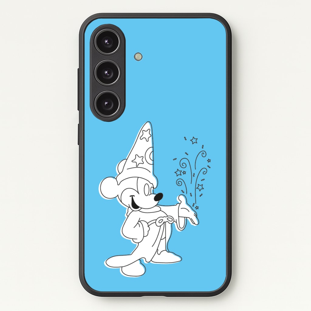 Wizard Mickey Blue - Mickey Mouse Phone Case for Galaxy S24FE