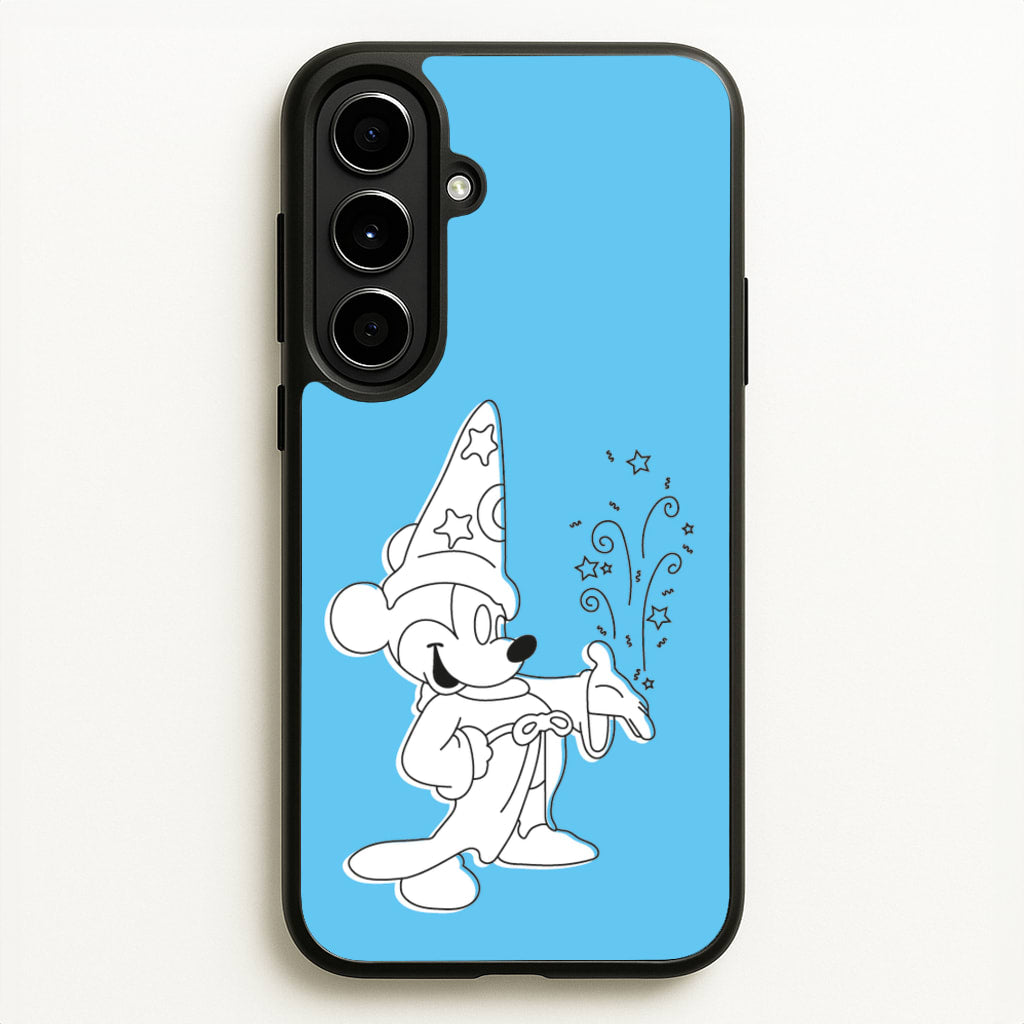Wizard Mickey Blue - Mickey Mouse Phone Case for Galaxy A56