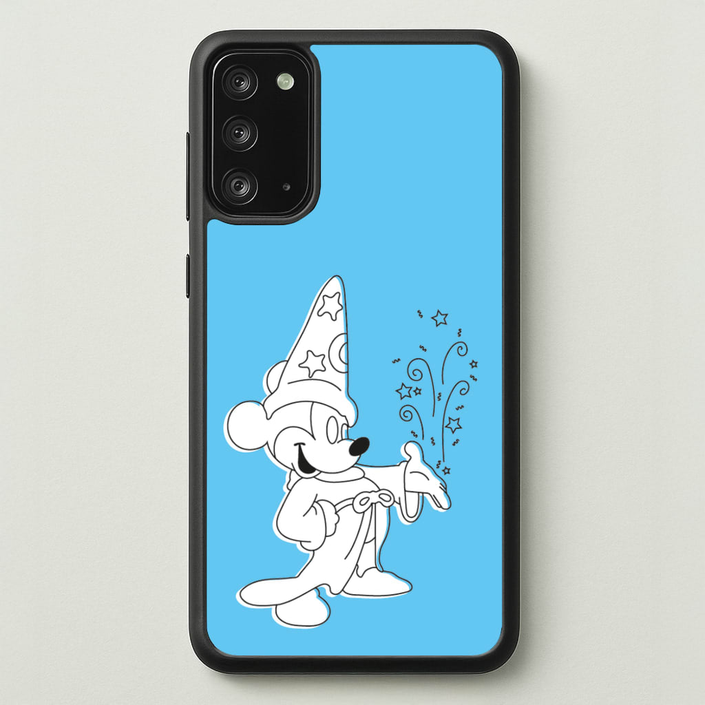 Wizard Mickey Blue - Mickey Mouse Phone Case for Galaxy Note 20