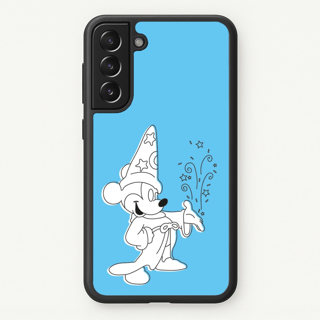 Wizard Mickey Blue - Mickey Mouse Phone Case for Galaxy S22
