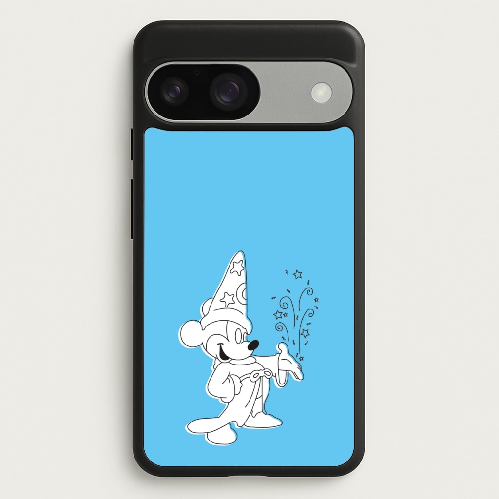 Wizard Mickey Blue - Mickey Mouse Phone Case for Google Pixel 9 / 9 Pro