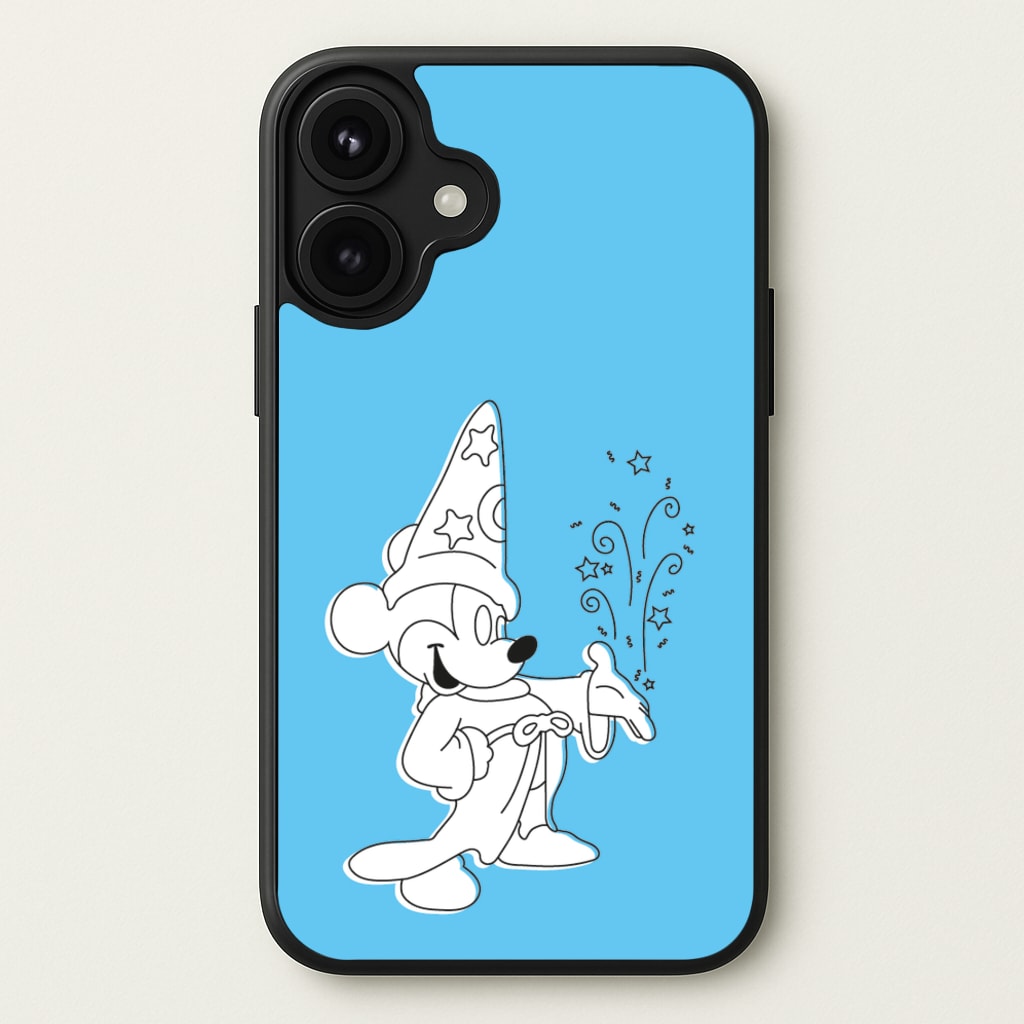 Wizard Mickey Blue Phone Case for iPhone 17