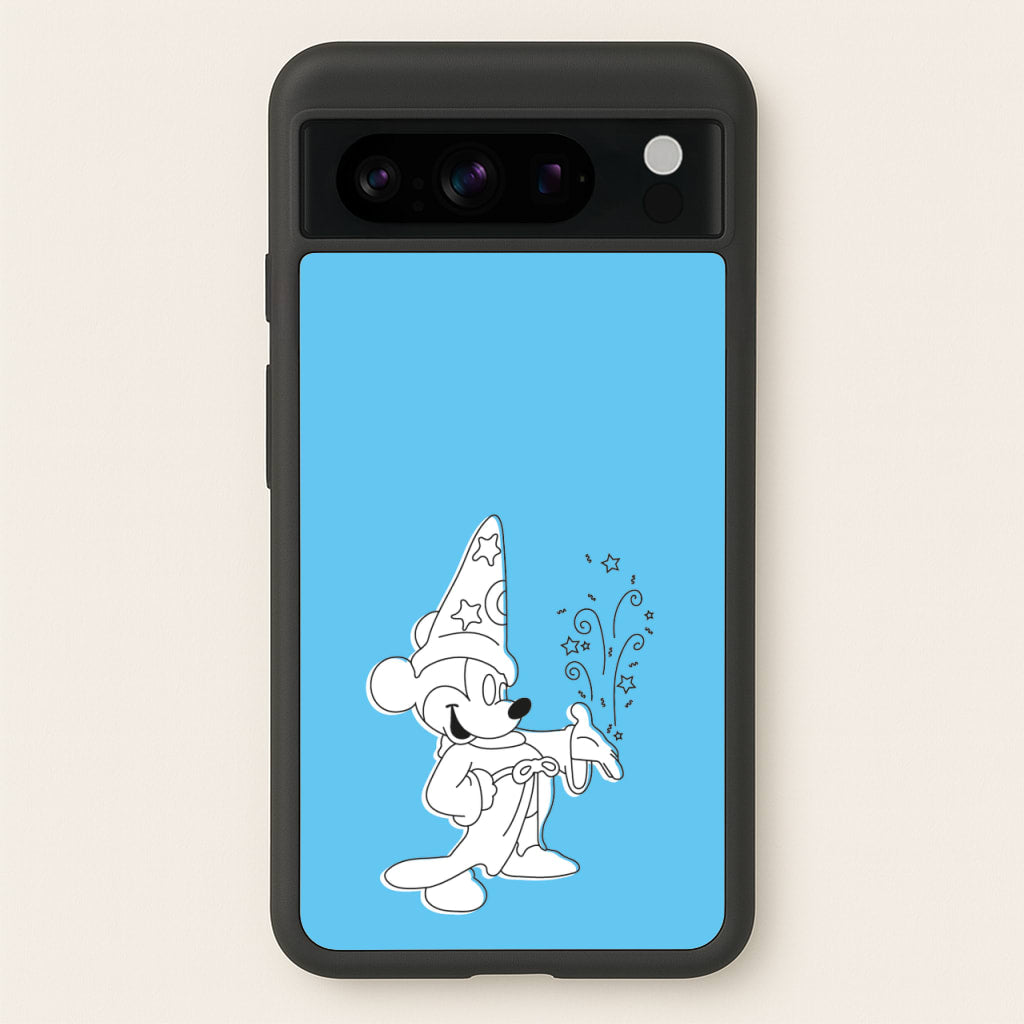 Wizard Mickey Blue - Mickey Mouse Phone Case for Google Pixel 8 Pro