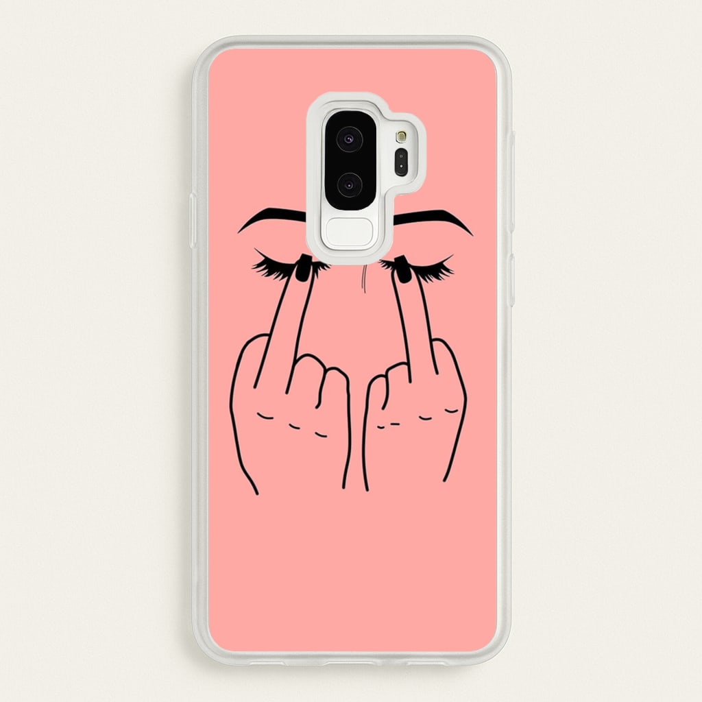 Middle Finger Eyes - Phone Case for Galaxy S9 Plus