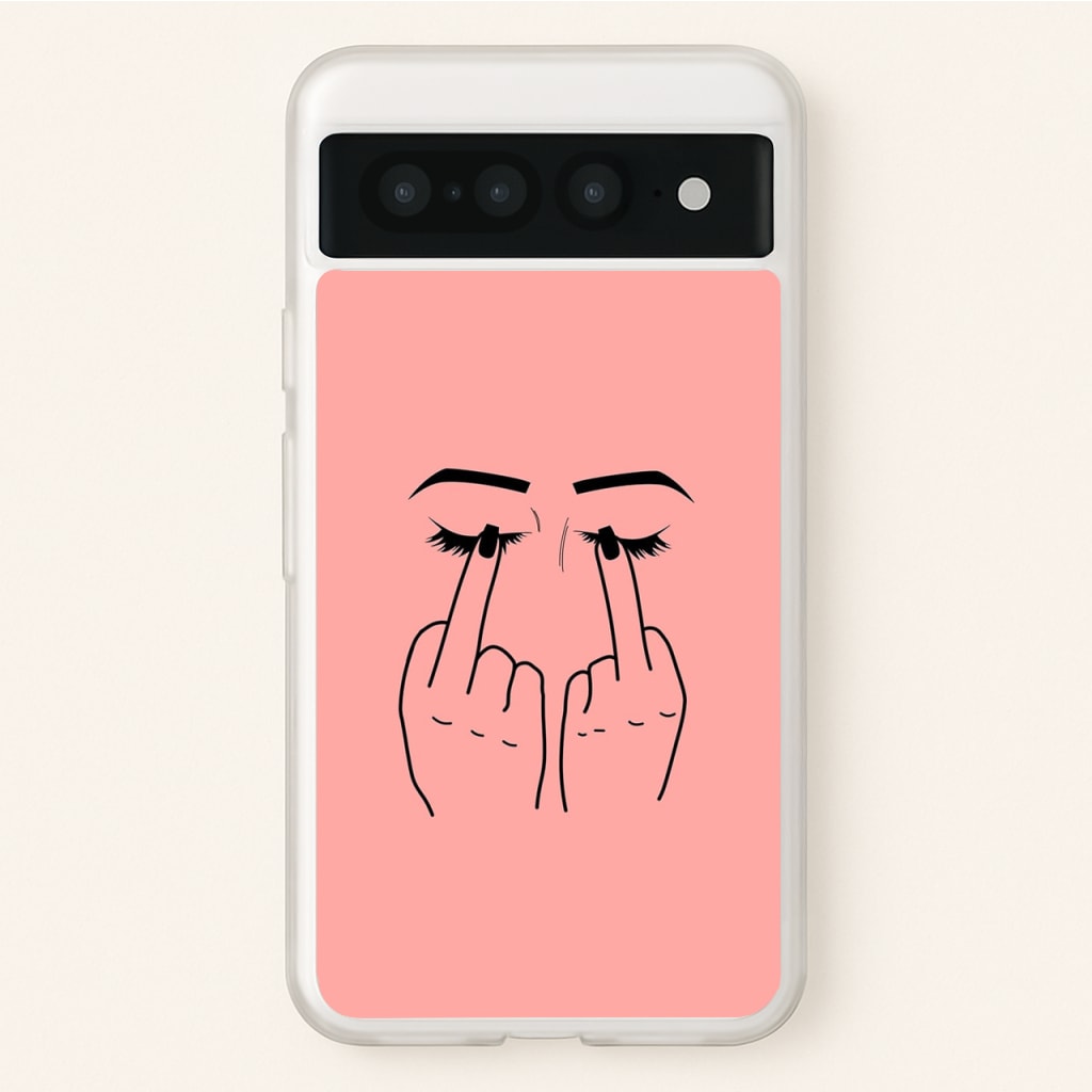 Middle Finger Eyes - Phone Case for Google Pixel 7 Pro