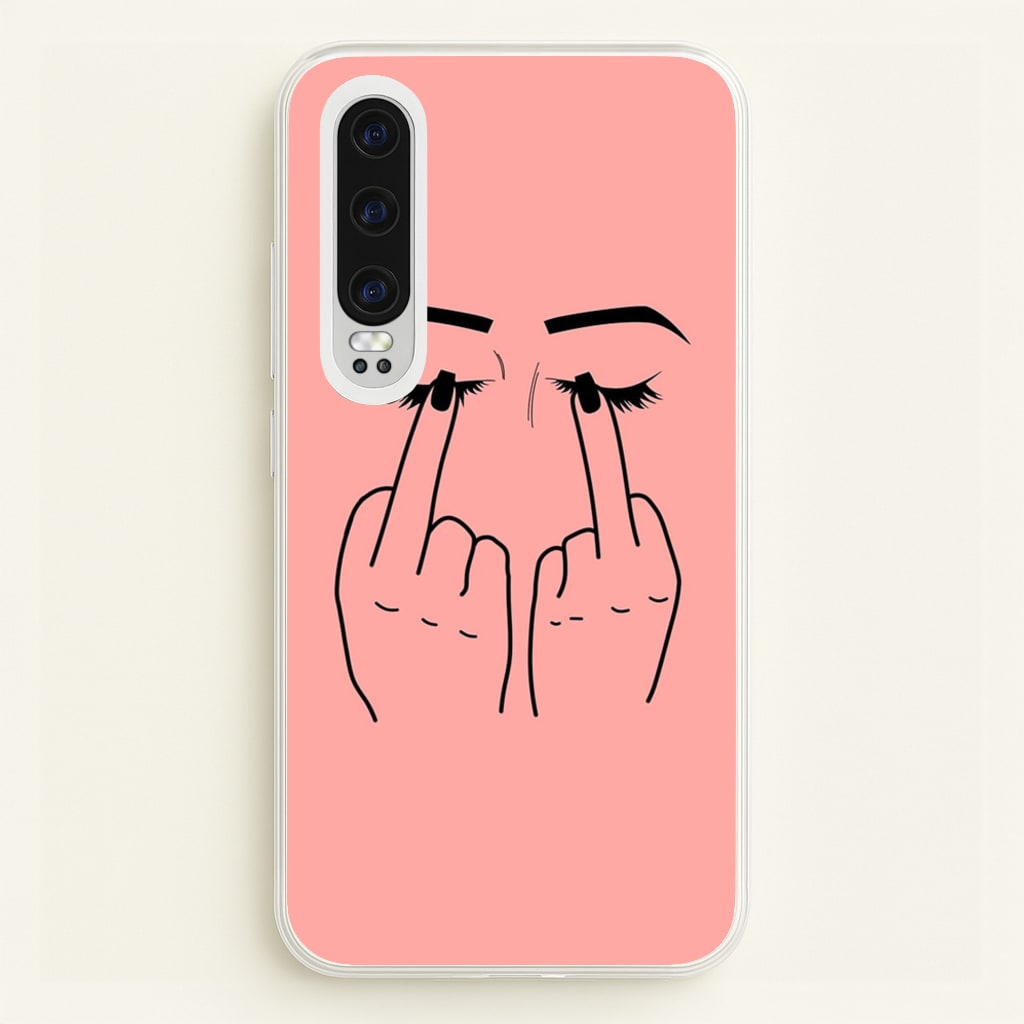 Middle Finger Eyes - Phone Case for Huawei P30