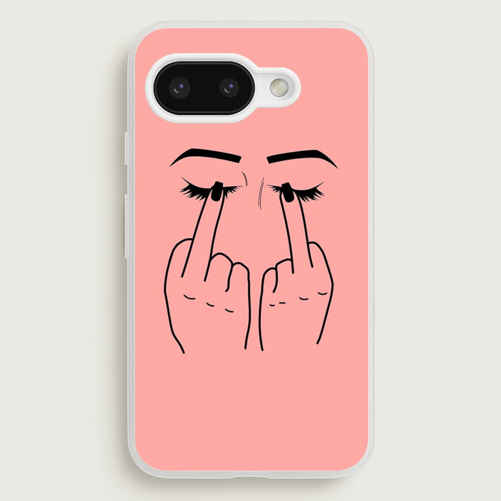 Middle Finger Eyes - Phone Case for Google Pixel 9a