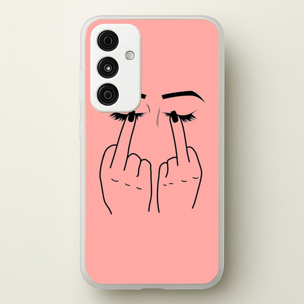 Middle Finger Eyes - Phone Case for Galaxy A15