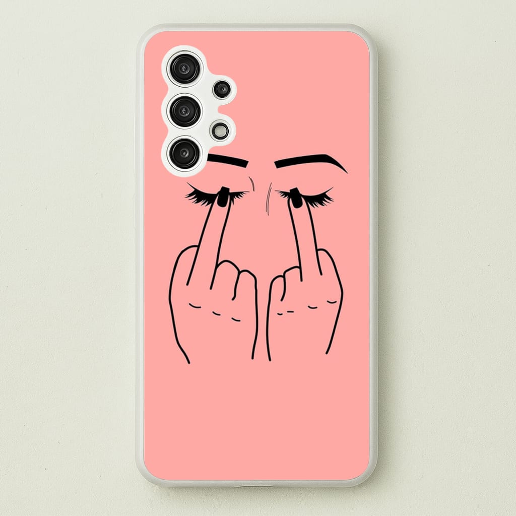 Middle Finger Eyes - Phone Case for Galaxy A13