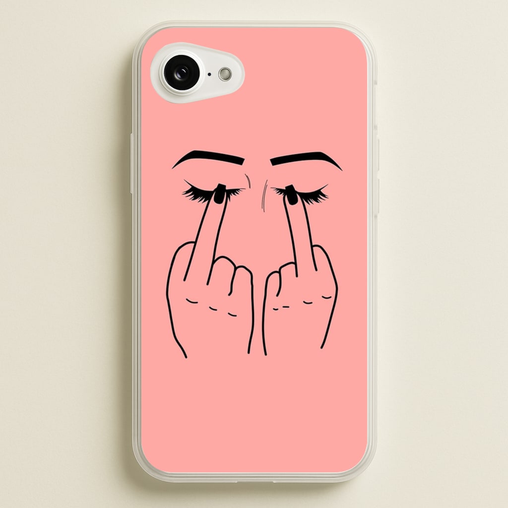 Middle Finger Eyes - Phone Case for iPhone 16e