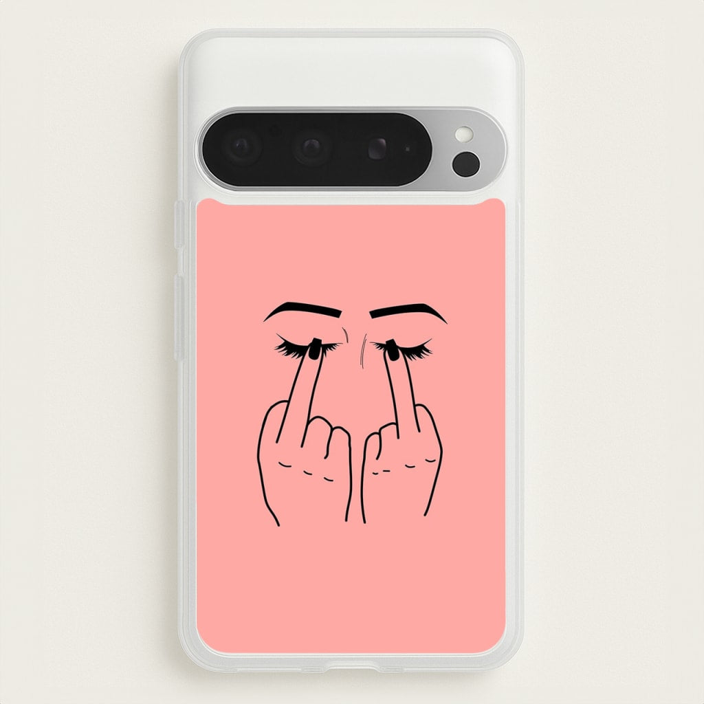 Middle Finger Eyes - Phone Case for Google Pixel 9 Pro XL