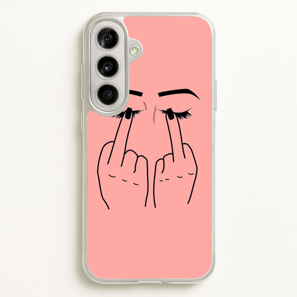Middle Finger Eyes - Phone Case for Galaxy A56