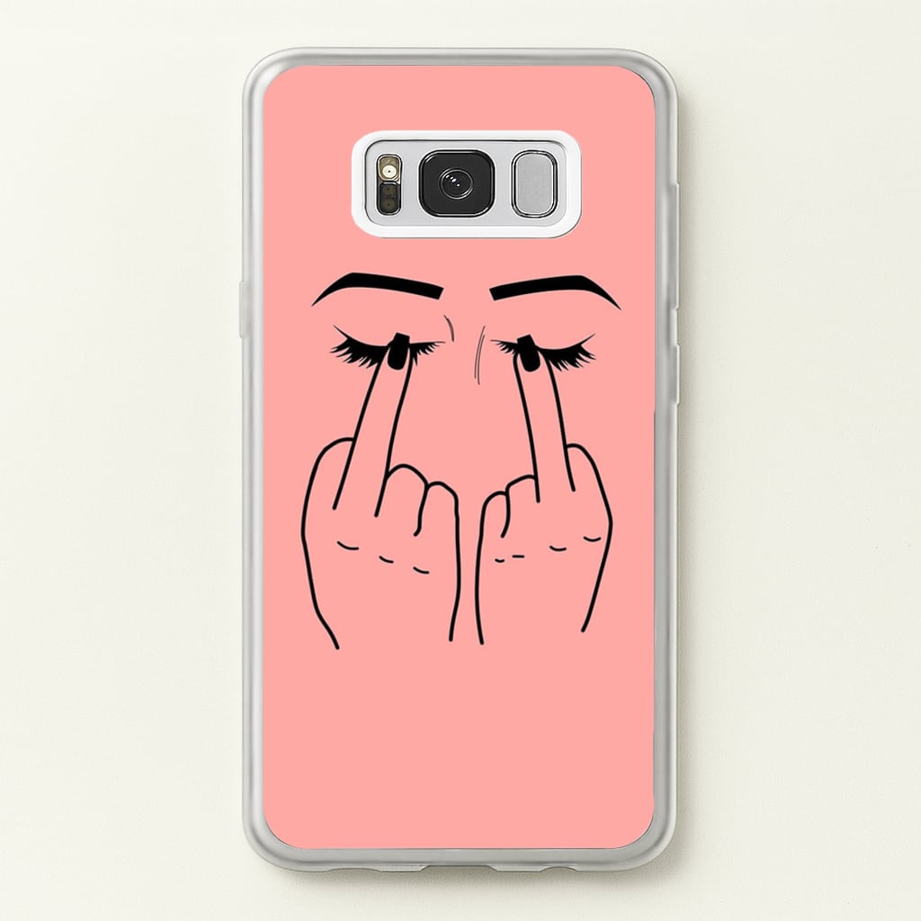 Middle Finger Eyes - Phone Case for Galaxy S8