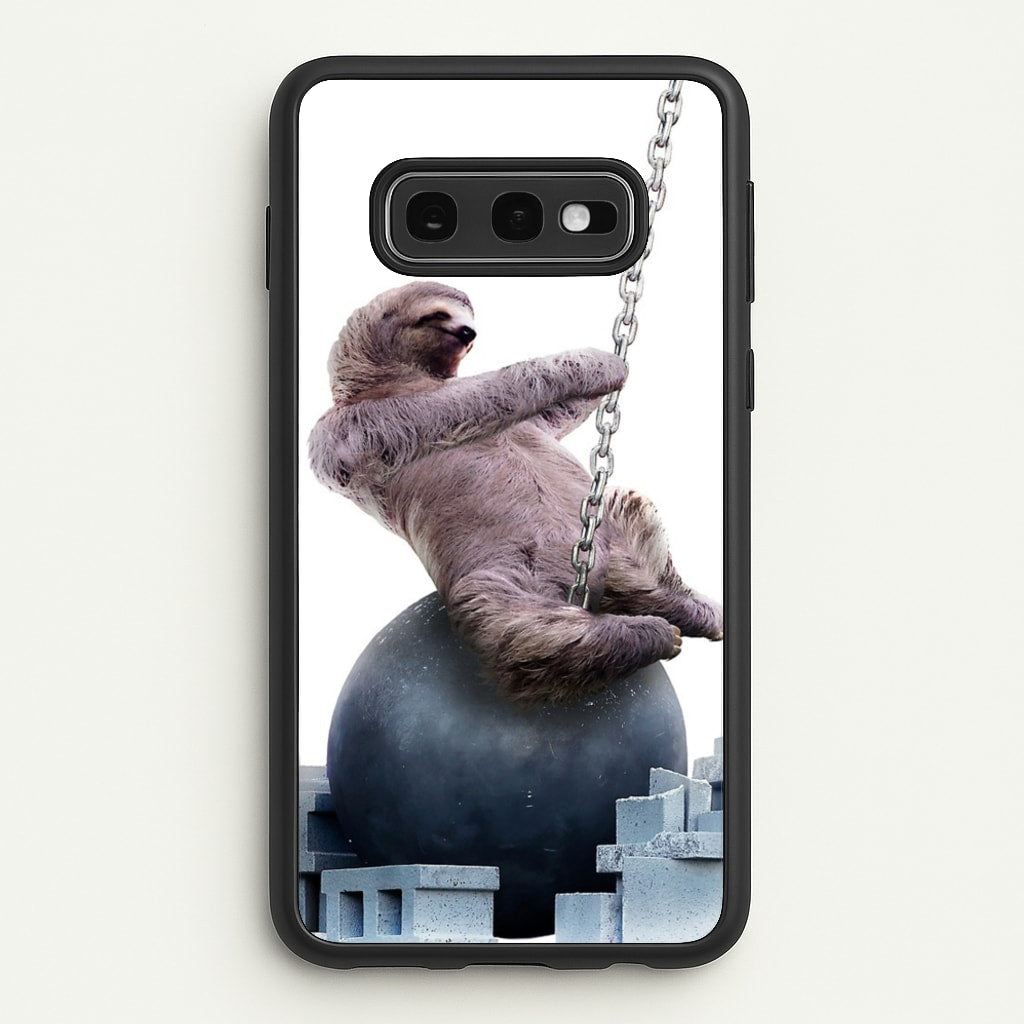 Wrecking Ball Sloth - Miley Cyrus Phone Case for Galaxy S10e